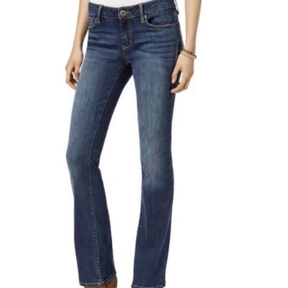 American Rag Dark Wash Low Rise Curvy Boot Jeans 7 Short